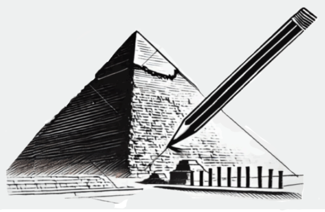 Sobre 2 piramide
